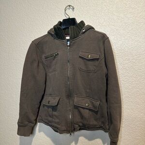 Carve Designs Brown Hooded Teddy Jacket